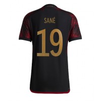 Nemecko Leroy Sane #19 Vonkajší futbalový dres MS 2022 Krátky Rukáv